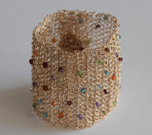 Load image into Gallery viewer, B117 Golden Garden Cuff
