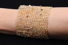 Load image into Gallery viewer, B117 Golden Garden Cuff
