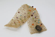 Load image into Gallery viewer, B137 Boho Beaded Wire Cuff
