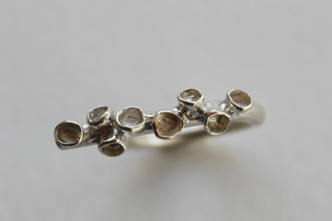 R145 Cupules Ring