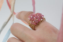 Load image into Gallery viewer, R217 Pink Clusters Ring
