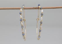 Load image into Gallery viewer, Sapphire Twist Earrings
