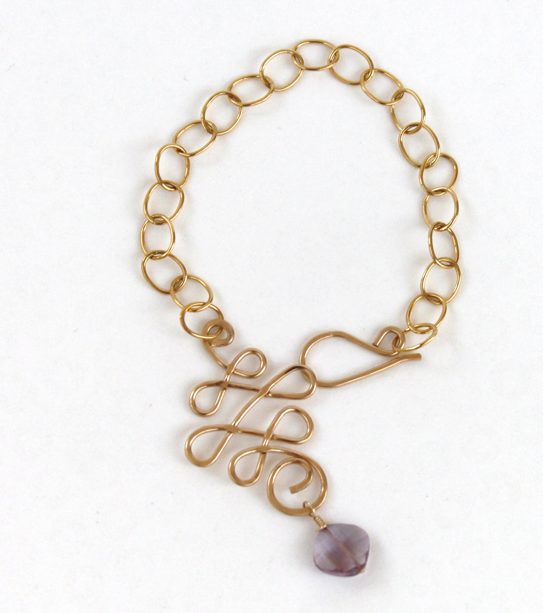 Gold Swirl Bracelet