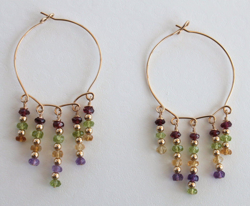 Multistone Earrings