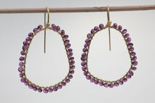 Load image into Gallery viewer, Rhodolite Earrings
