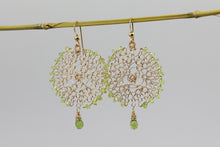 Load image into Gallery viewer, Taiyang Drop Green Earrings
