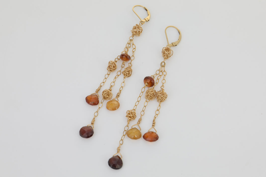 Cinnamon Stone Earrings