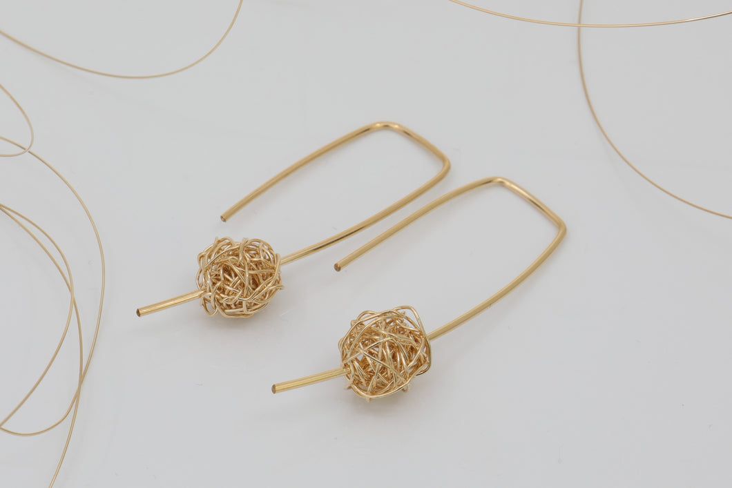 Circular Wire Earrings