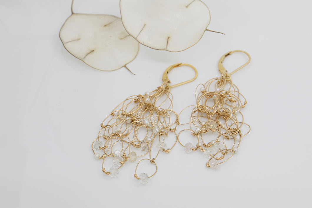 Honesty Lunaria Earrings