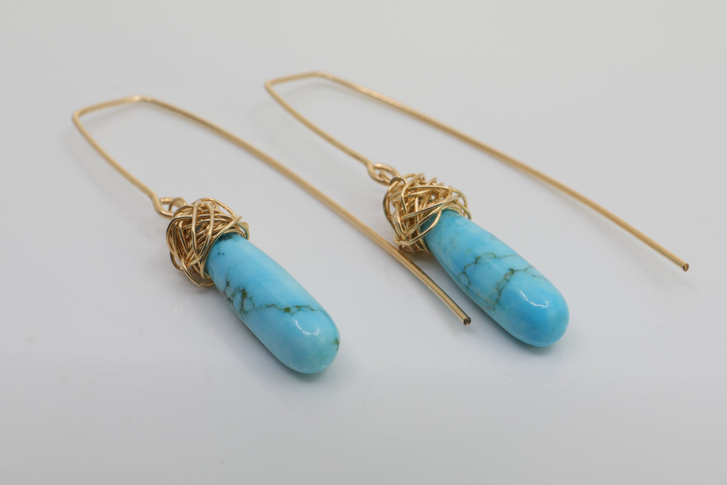 Turquoise Drop Earrings