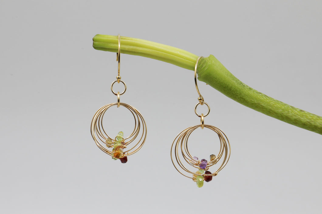 Multistone Earrings