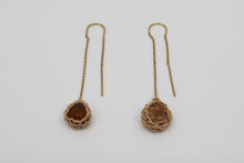 Load image into Gallery viewer, Raw Citrine Drop Earrings
