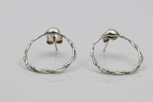 Load image into Gallery viewer, Silver Twisted Branches Earrings
