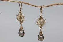 Load image into Gallery viewer, Smoky Drop Earrings
