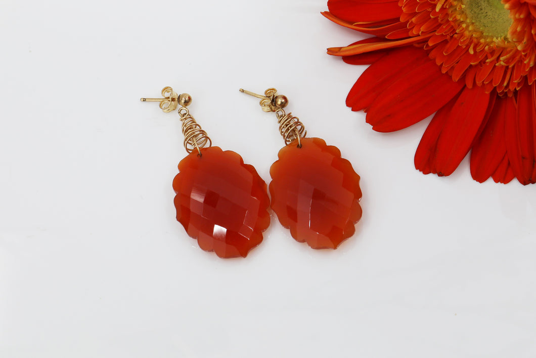 Blood Orange Earrings