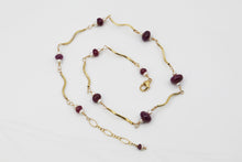 Load image into Gallery viewer, Ruby Twist Necklace
