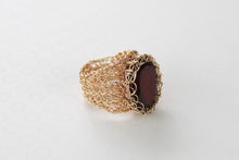 Load image into Gallery viewer, Crimson Lotus Bud Ring

