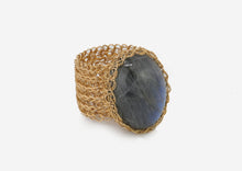 Load image into Gallery viewer, Labradorite Oval Ring
