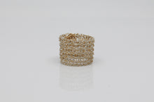 Load image into Gallery viewer, Gold and Silver Crochet Ring
