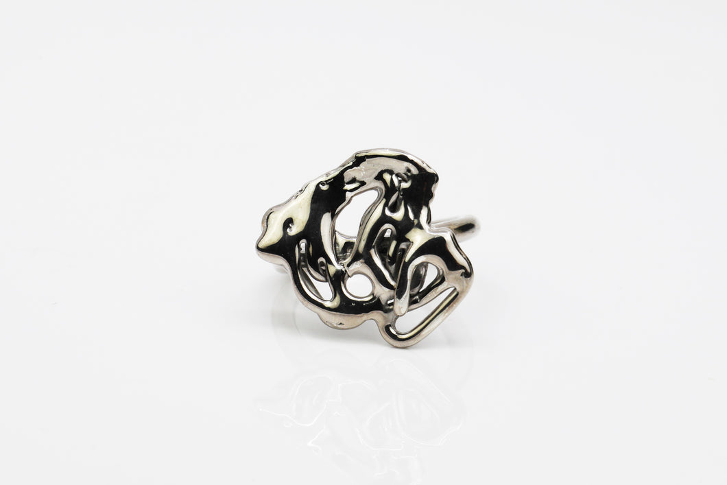 Abstract Flower Ring