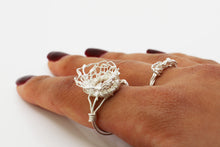 Load image into Gallery viewer, Recycled Crochet Fused Ring
